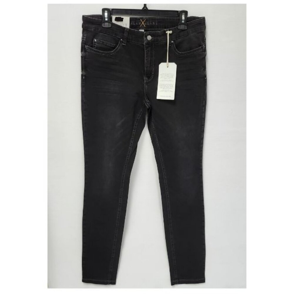 MAC Women's Black Dream Skinny Jeans W/Pockets Size W 42 L 32